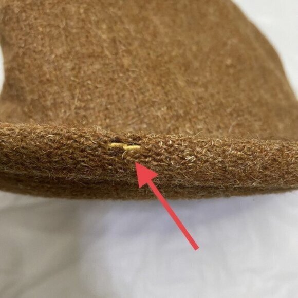 Vintage Stetson Cowboy Hat Sz. 7‎ 1/8" In Brown - Picture 10 of 10